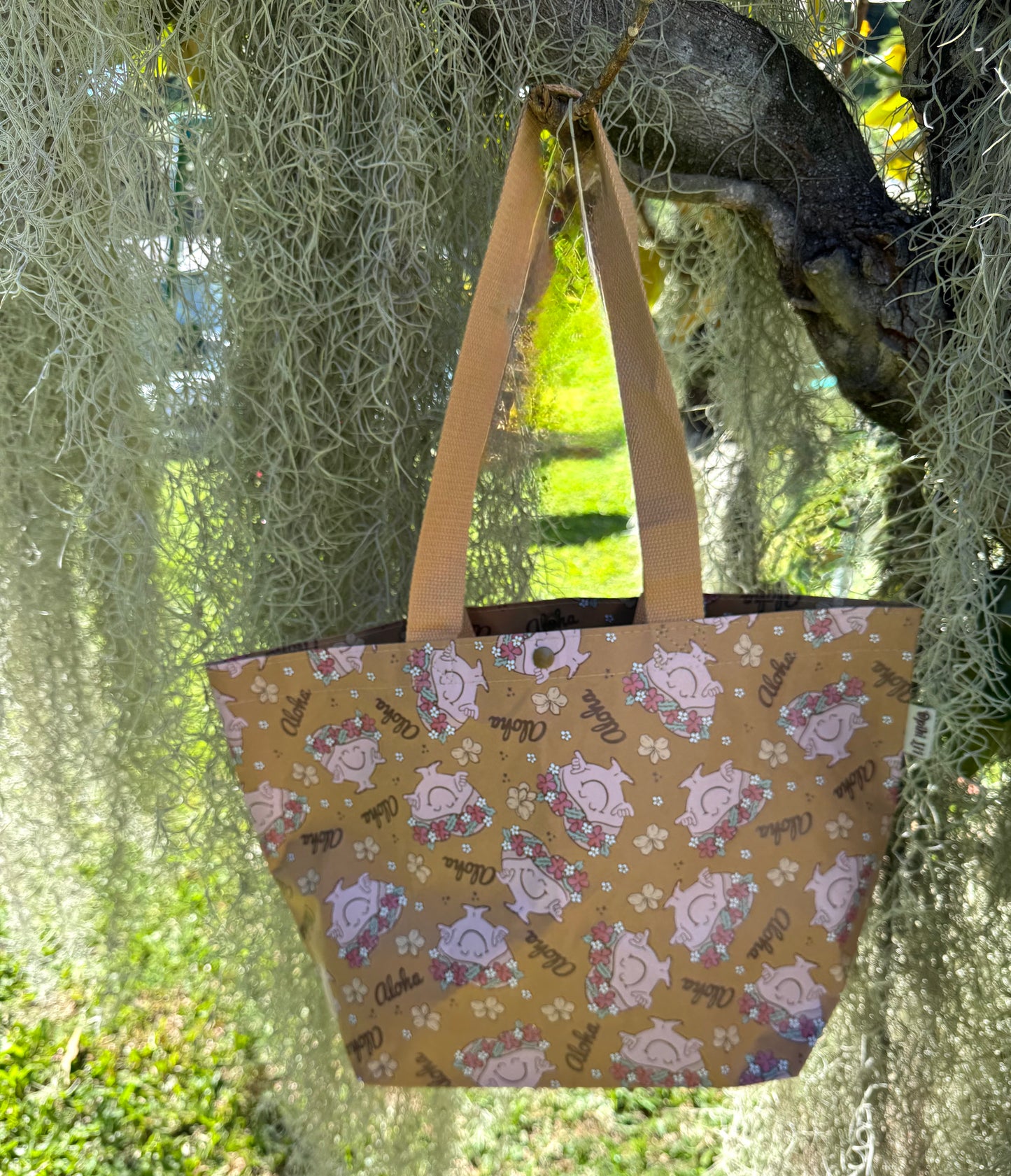 Washable Paper Li‘i Tote- Miss Aloha