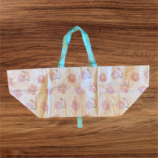 Bombucha Tote- Hibiscus Surf Cream