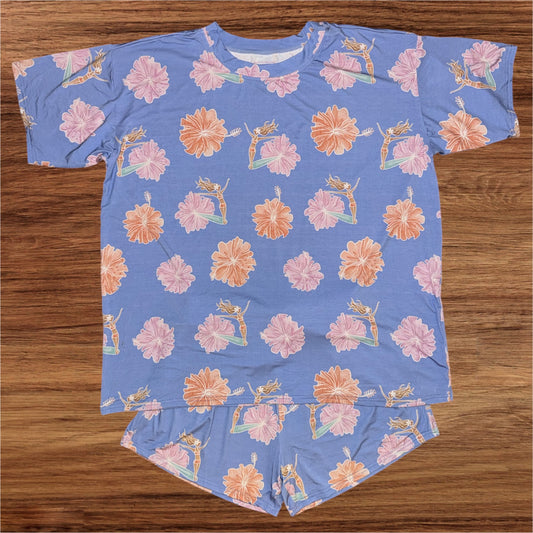 Women's Hibiscus Surf Lounge Set by Small and Simple Things